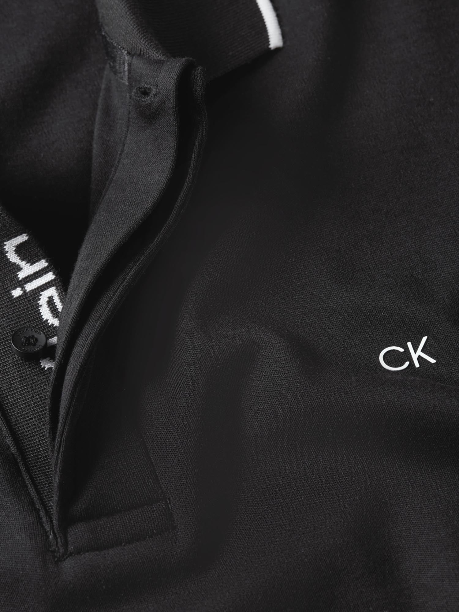 Polo Nero Calvin Klein