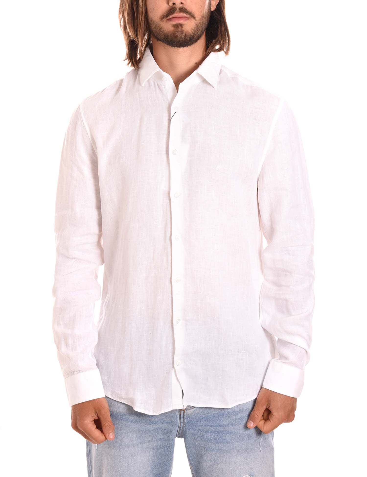 Camicie Bianco Calvin Klein