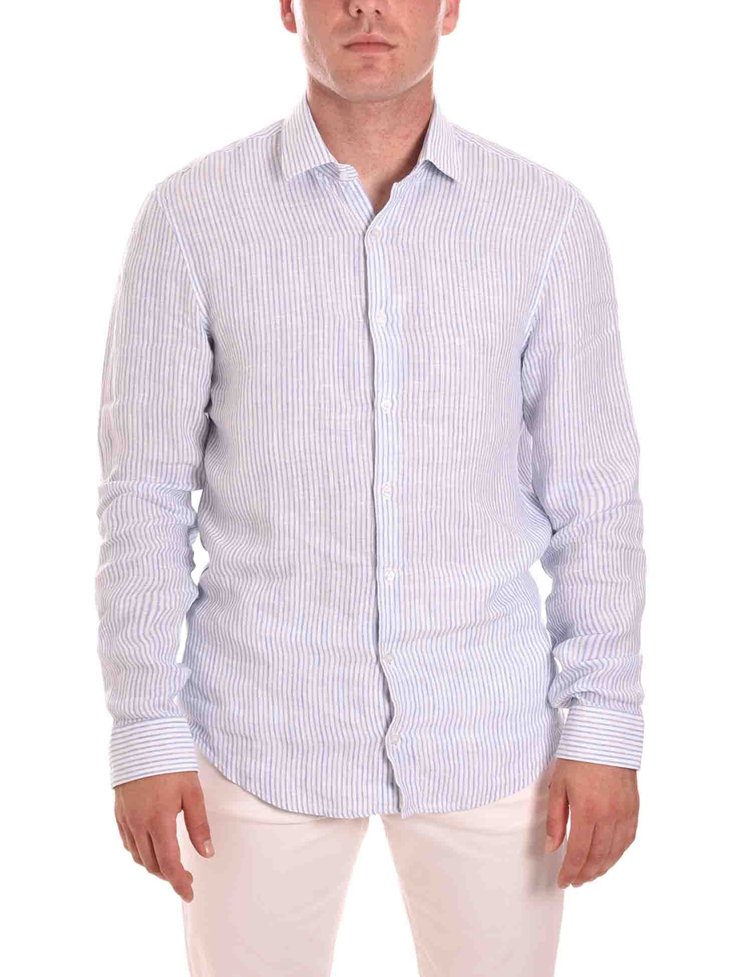 Camicie Bianco Azzurro Calvin Klein