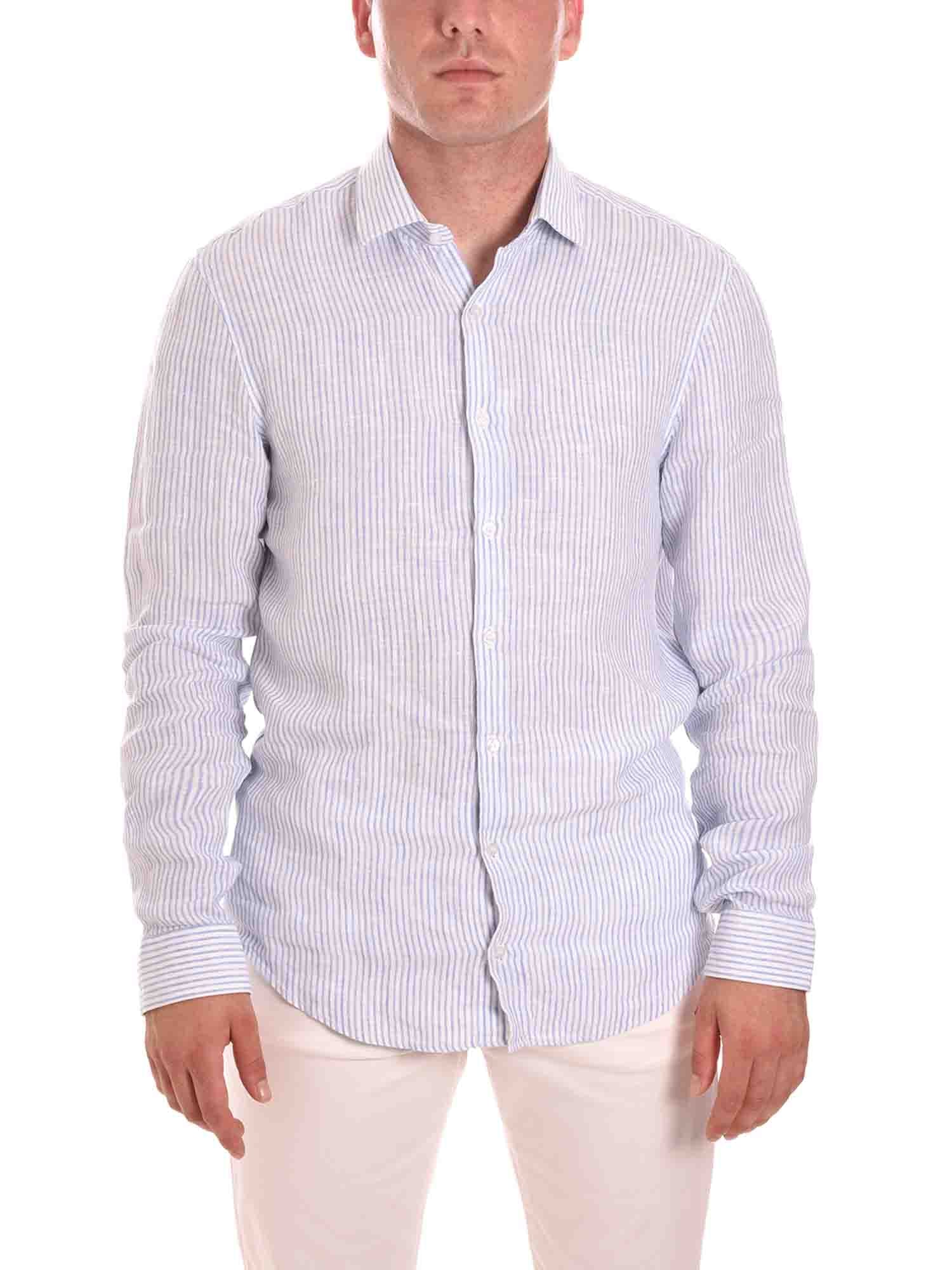 Camicie Bianco Azzurro Calvin Klein