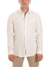 Camicie Bianco Beige Calvin Klein