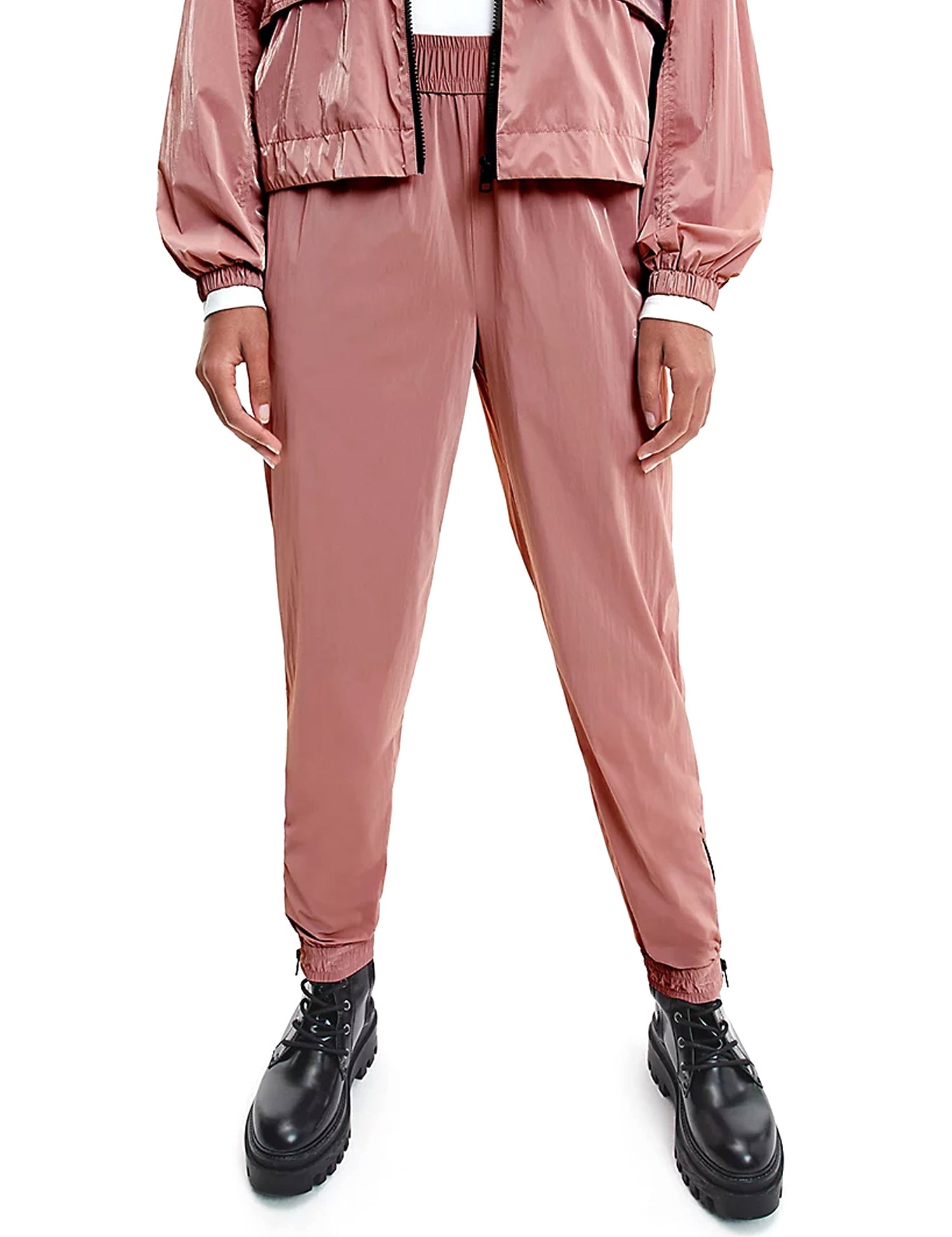 Pantaloni Rosa Calvin Klein Jeans