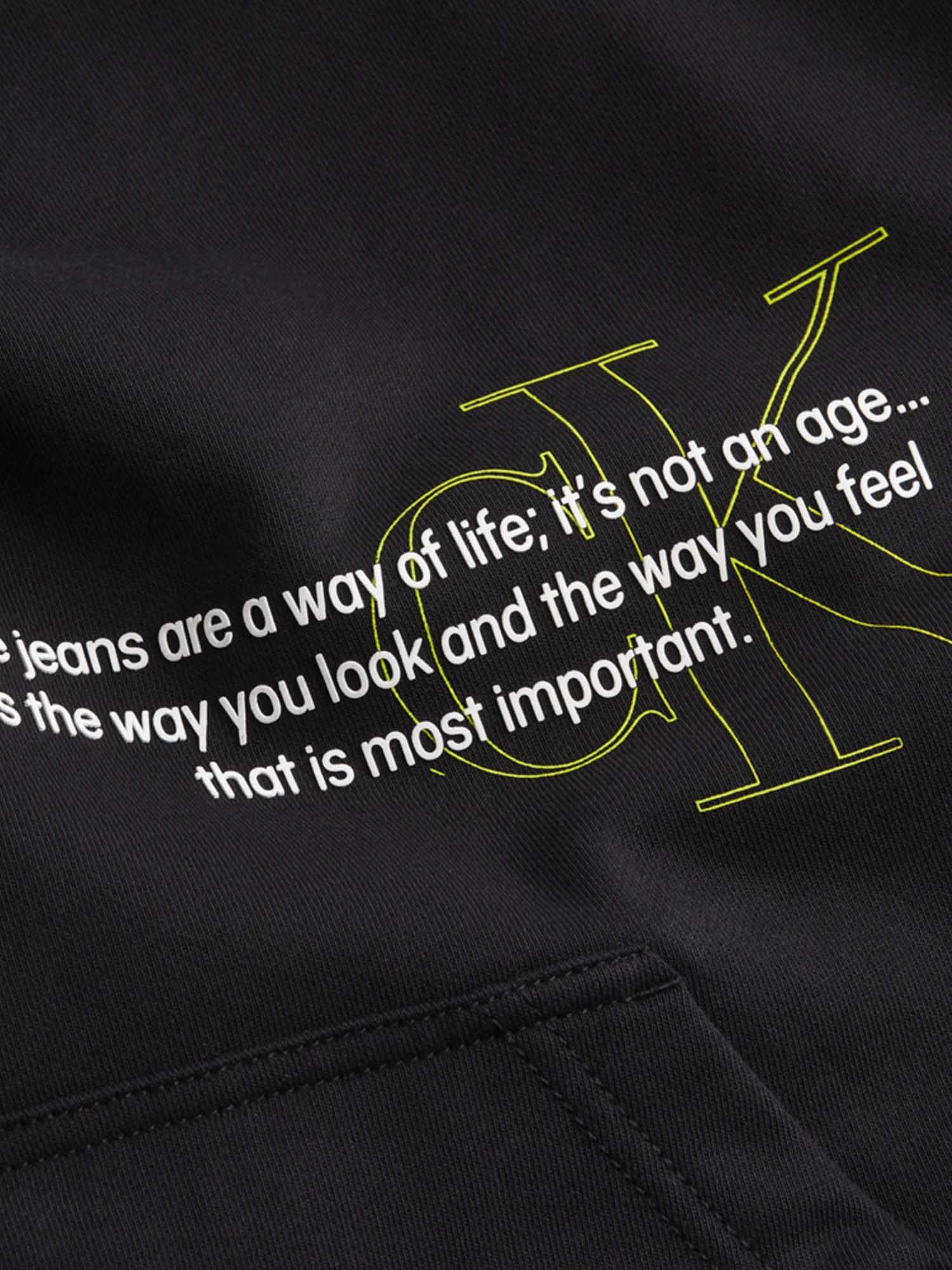 Felpe Nero Calvin Klein Jeans