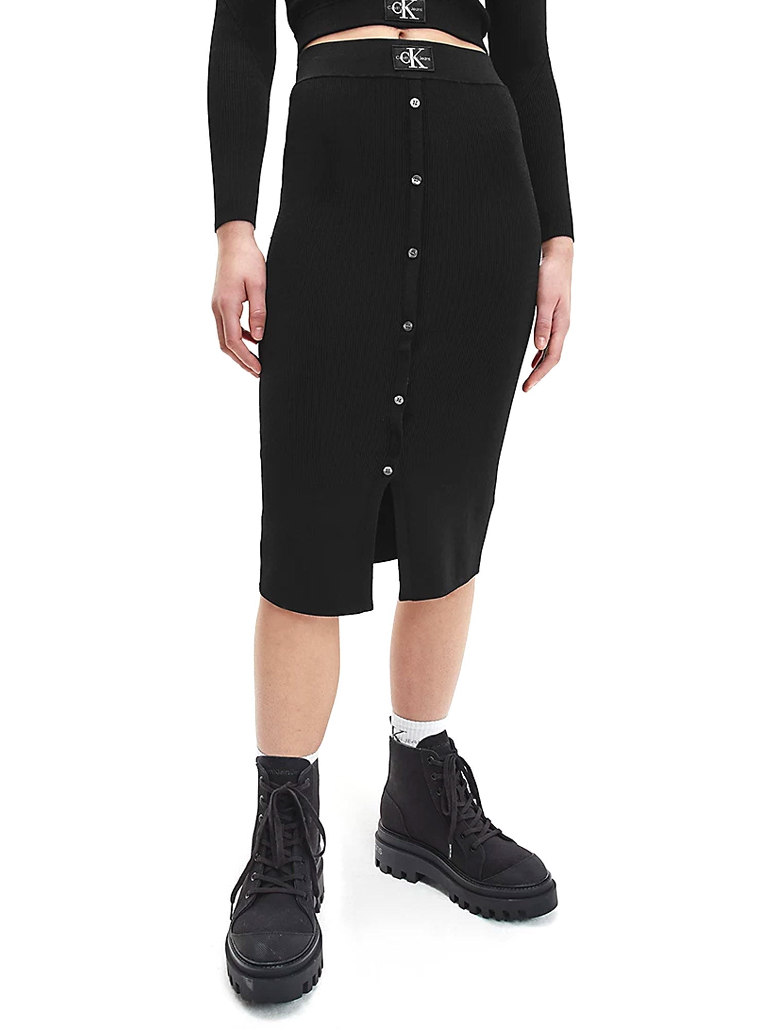 Gonne Nero Calvin Klein Jeans