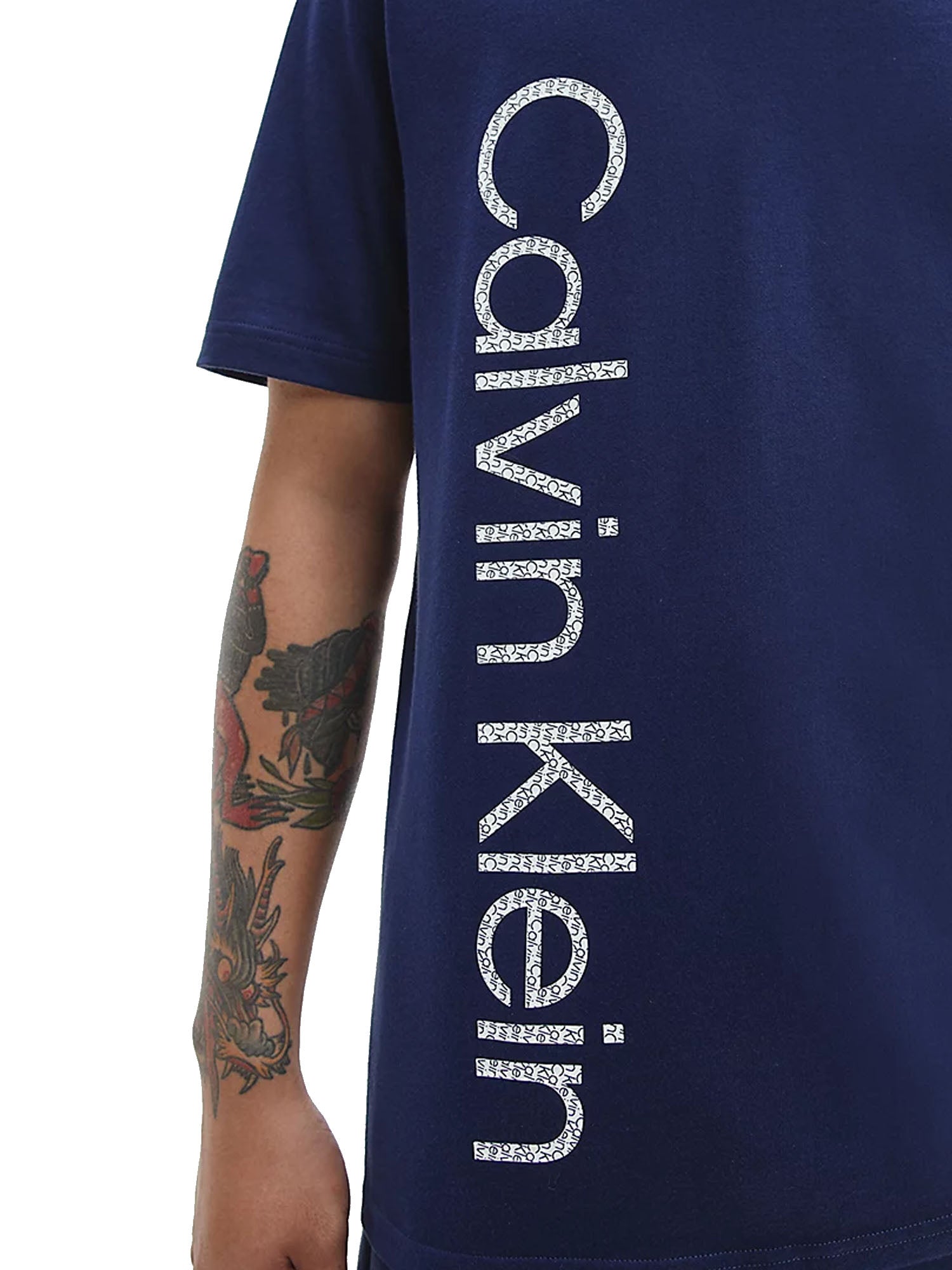 T-shirt Blu Calvin Klein Performance 