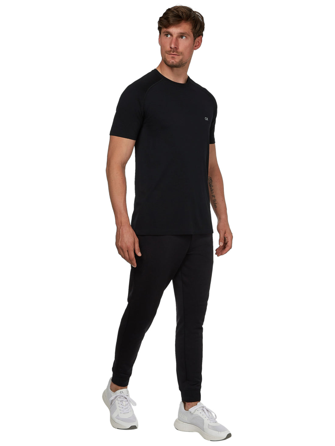 Pantaloni sportivi Nero Calvin Klein Performance 