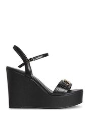 Sandali zeppa Nero Calvin Klein