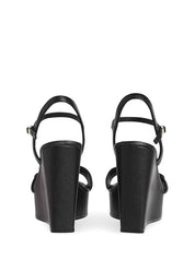 Sandali zeppa Nero Calvin Klein