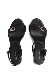 Sandali zeppa Nero Calvin Klein