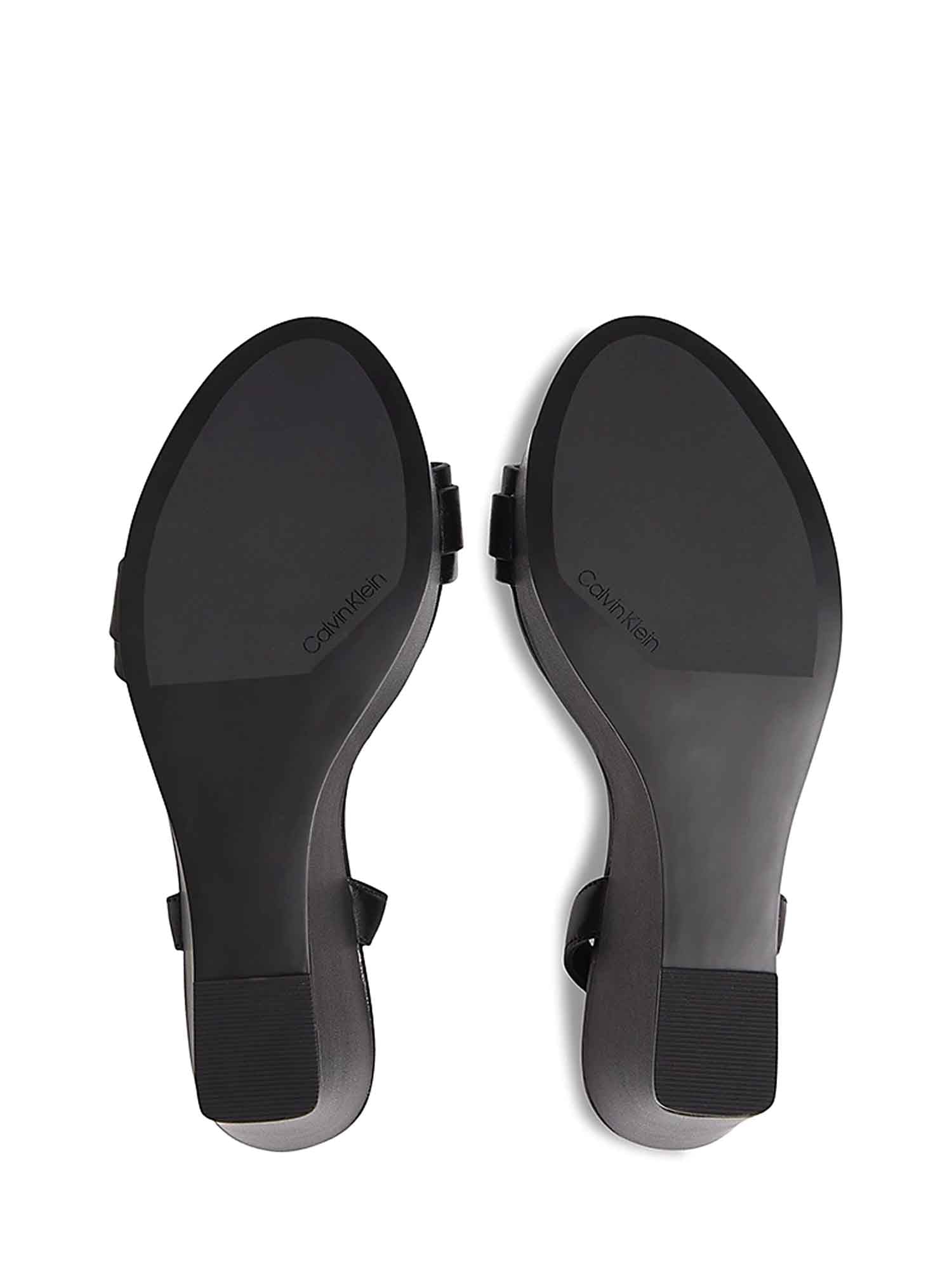 Sandali zeppa Nero Calvin Klein