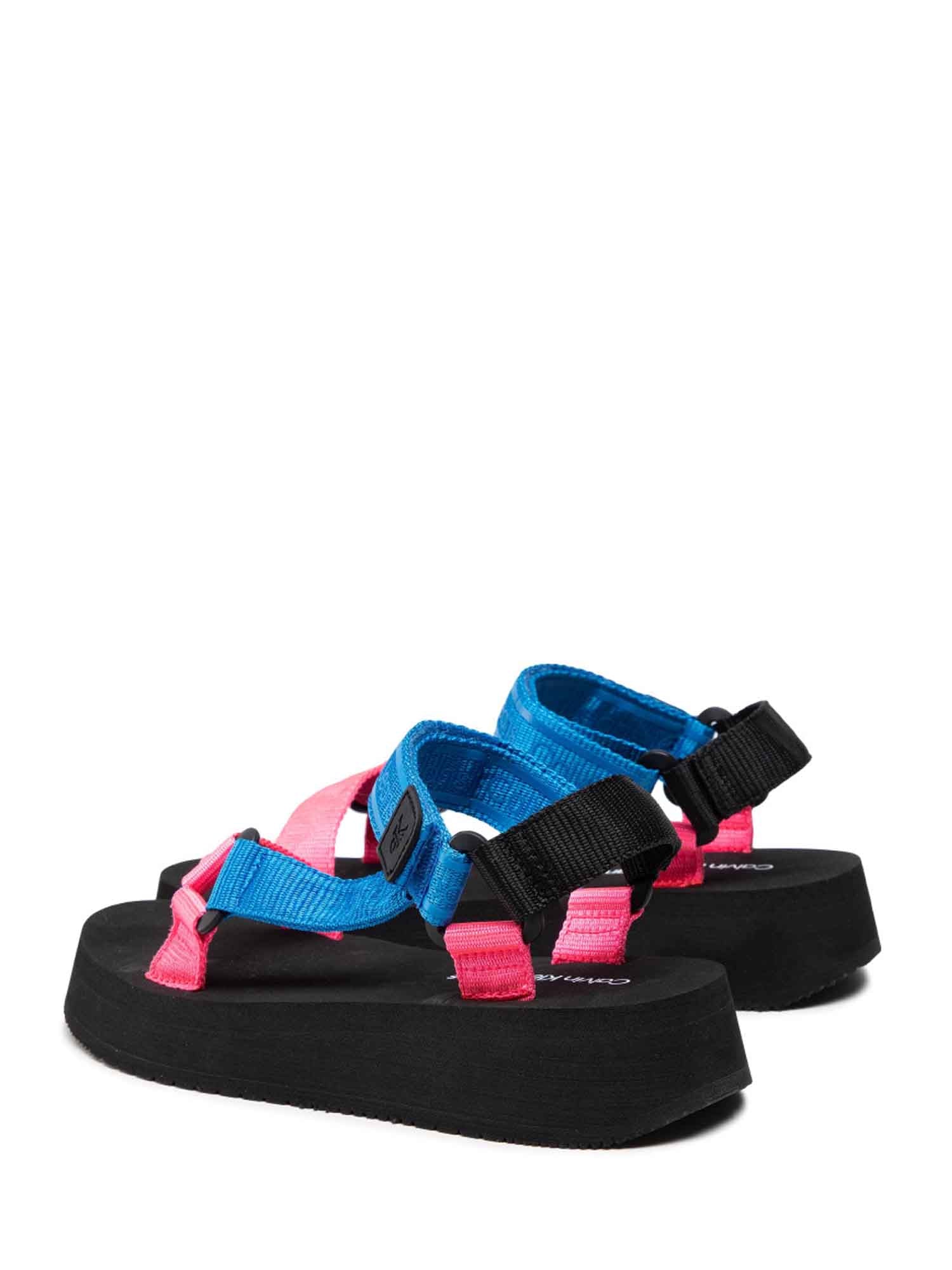 Sandali con strappi Blu Calvin Klein Jeans