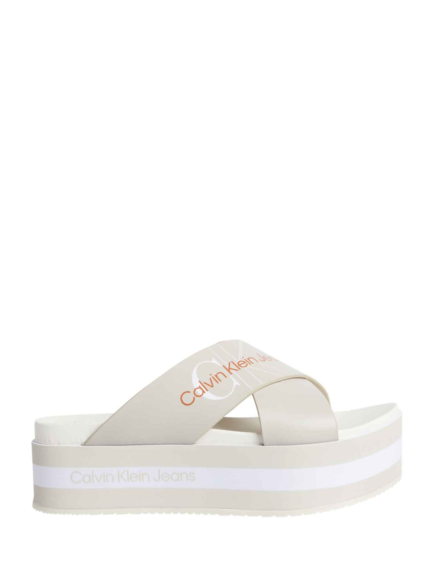 Ciabatte Beige Calvin Klein Jeans