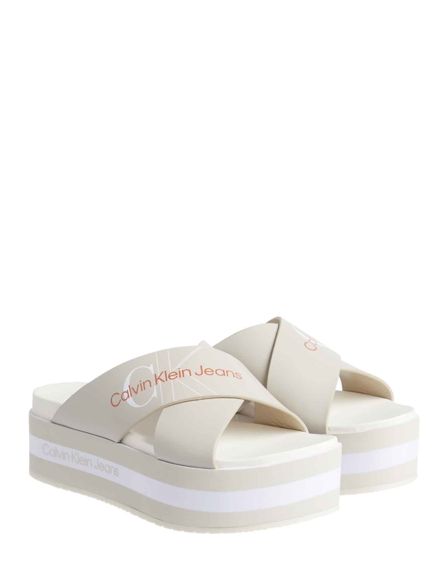 Ciabatte Beige Calvin Klein Jeans