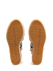 Sandali zeppa Beige Calvin Klein Jeans