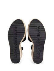 Sandali zeppa Nero Calvin Klein Jeans