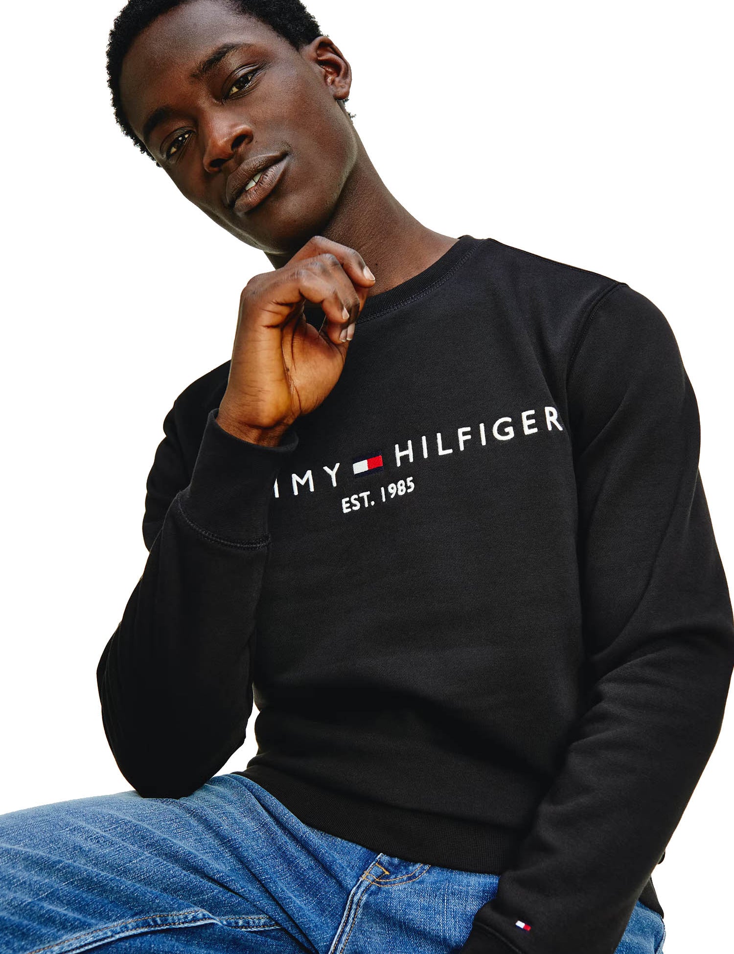 Felpe Nero Tommy Hilfiger