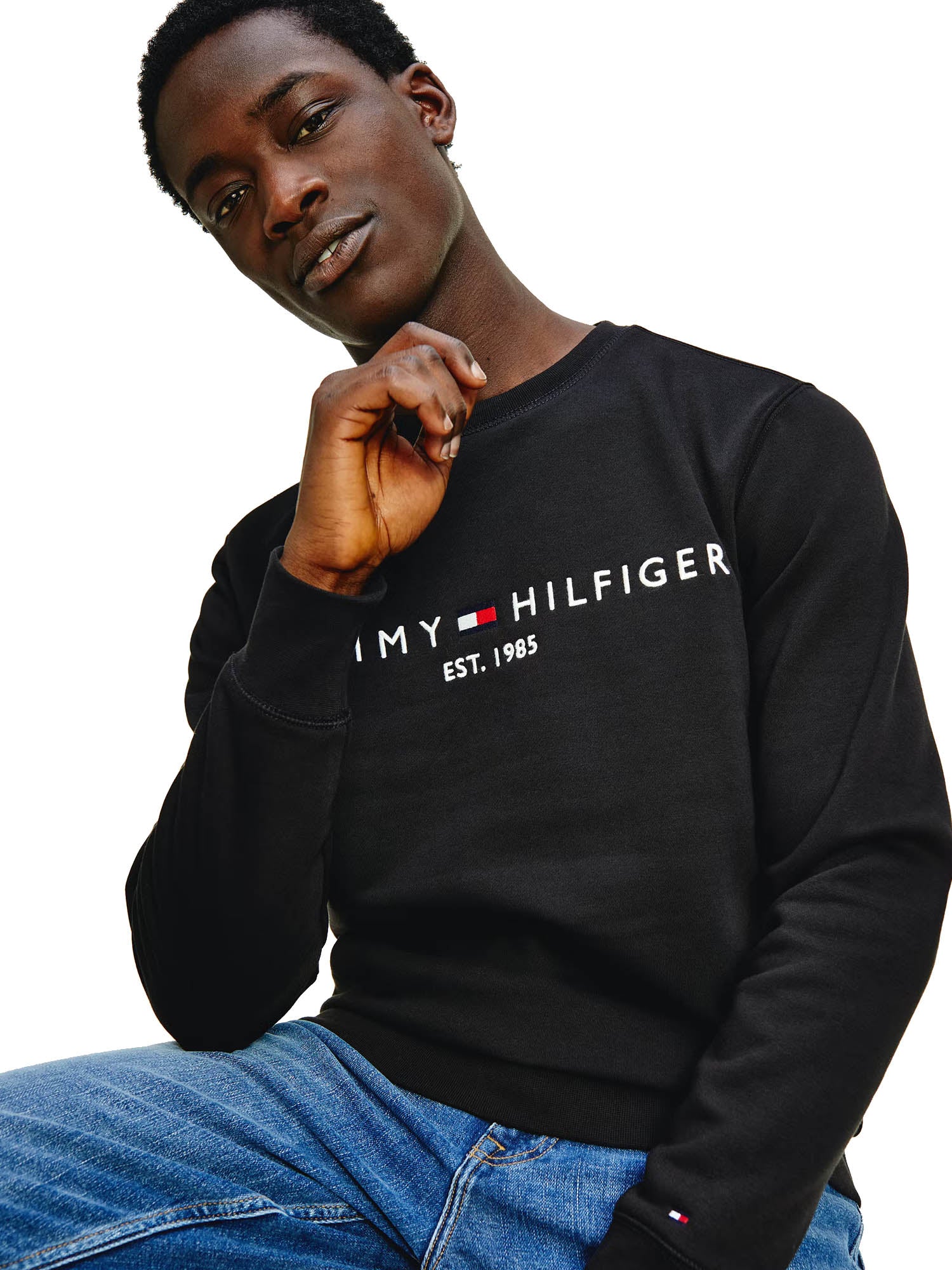 Felpe Nero Tommy Hilfiger