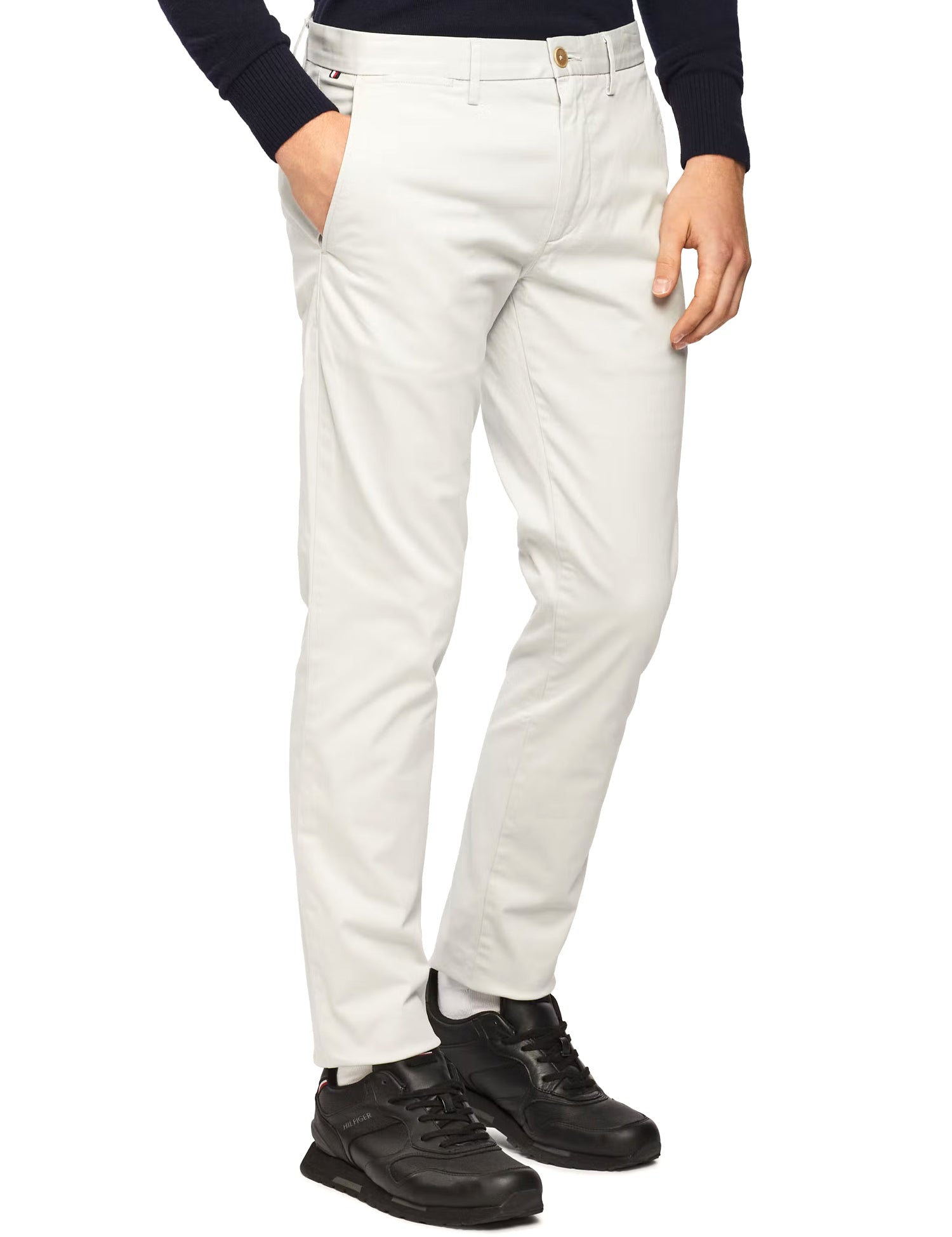 Pantaloni Grigio Tommy Hilfiger