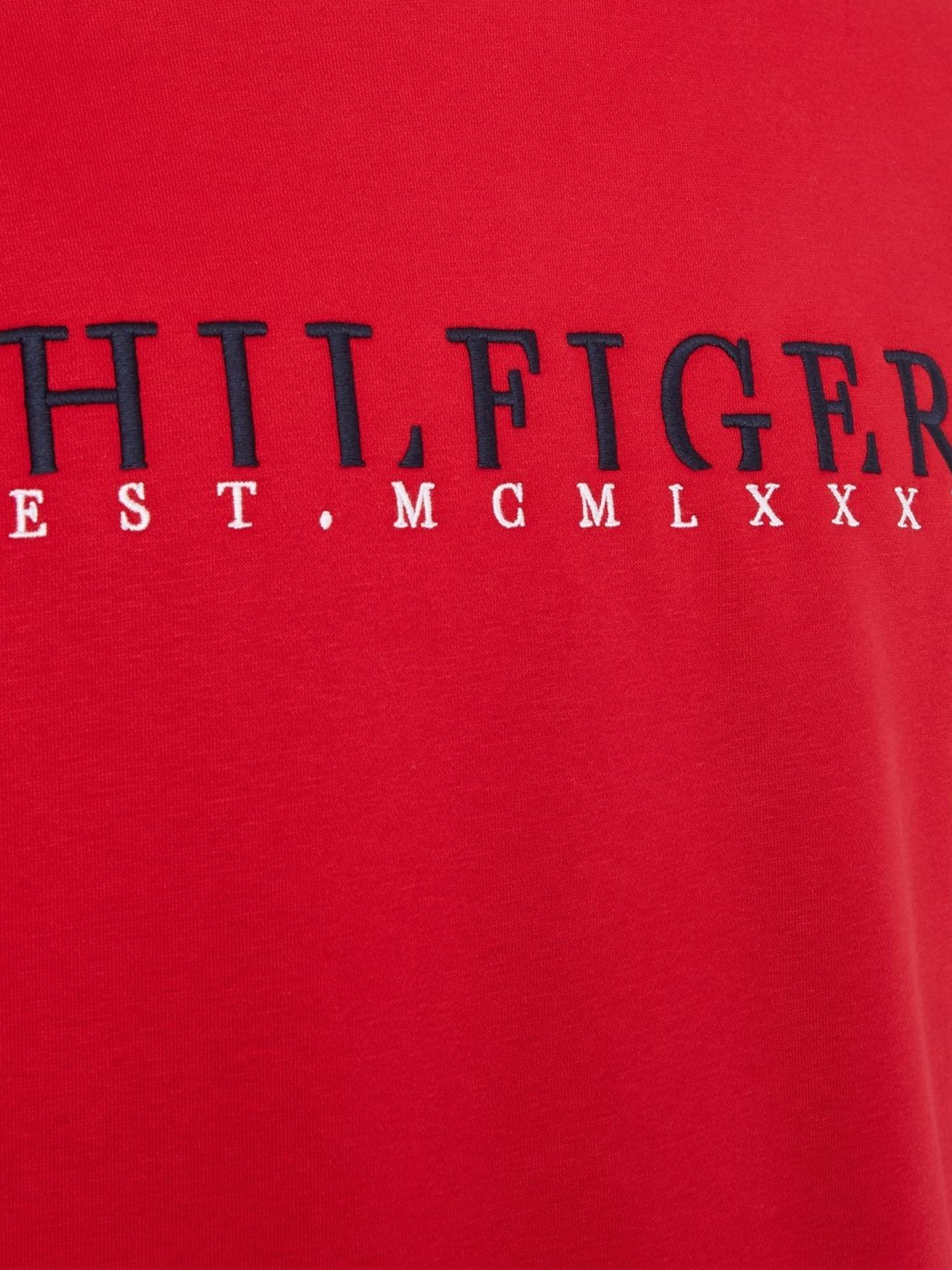 Felpe Rosso Tommy Hilfiger