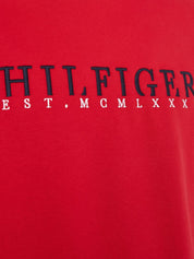 Felpe Rosso Tommy Hilfiger