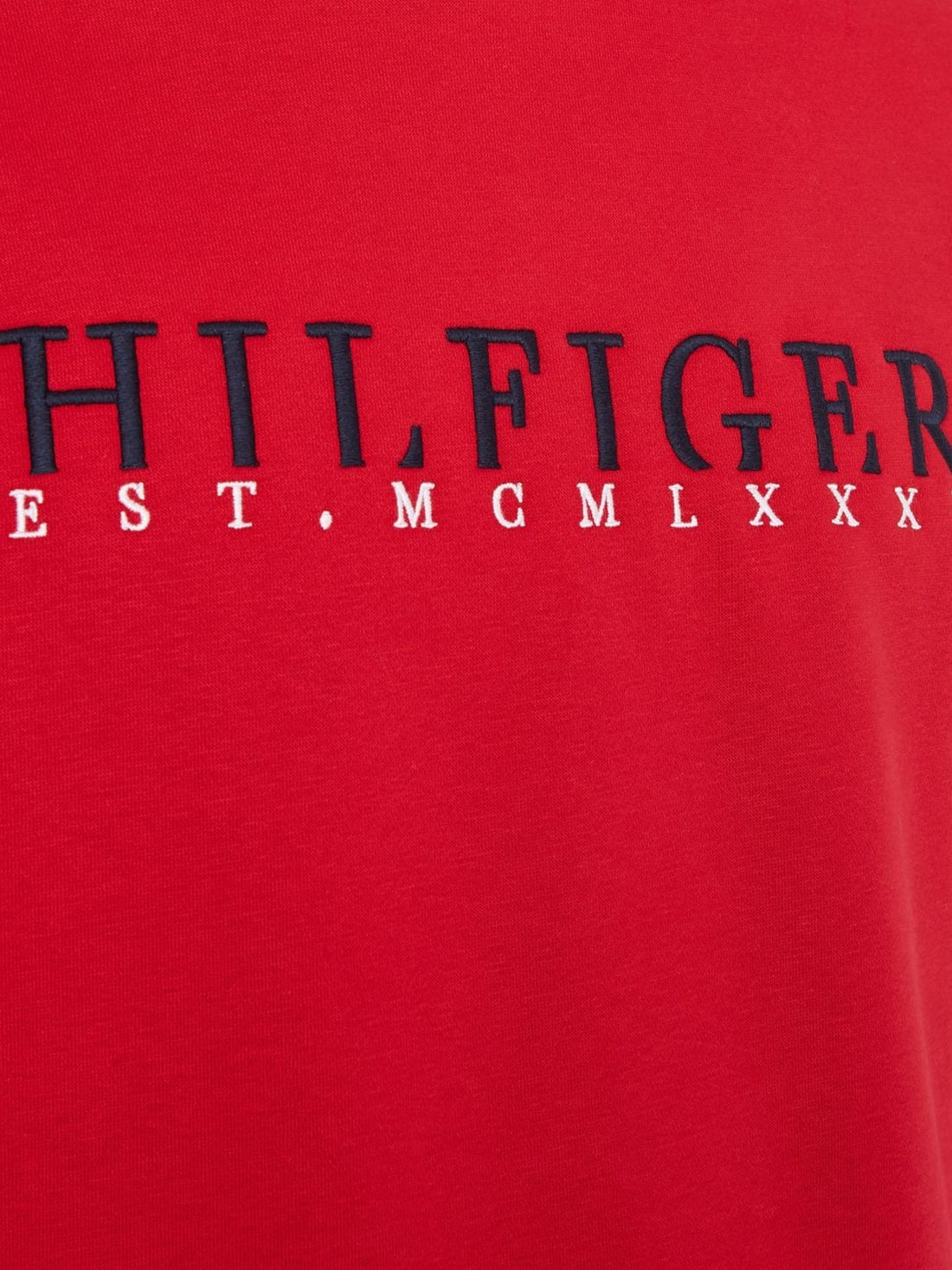 Felpe Rosso Tommy Hilfiger