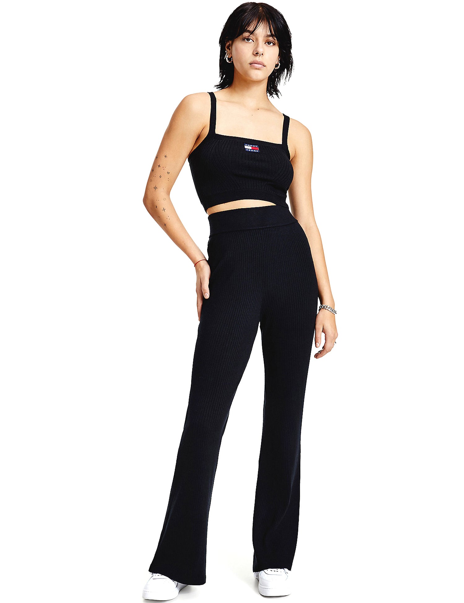 Pantaloni Nero Tommy Jeans