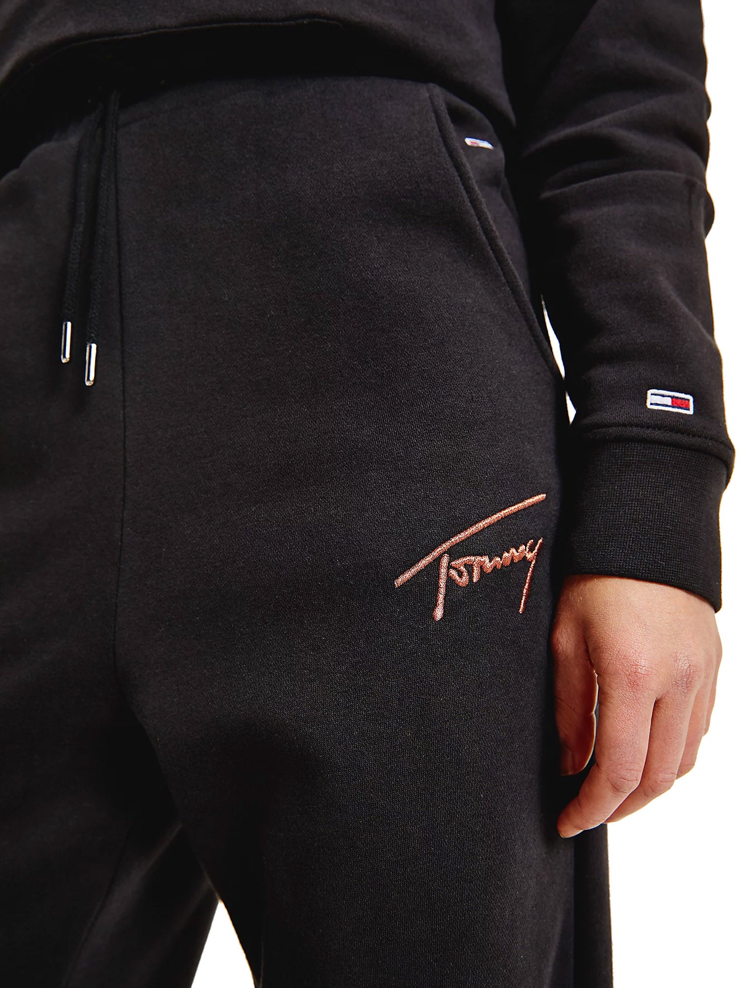 Pantaloni sportivi Nero Tommy Jeans