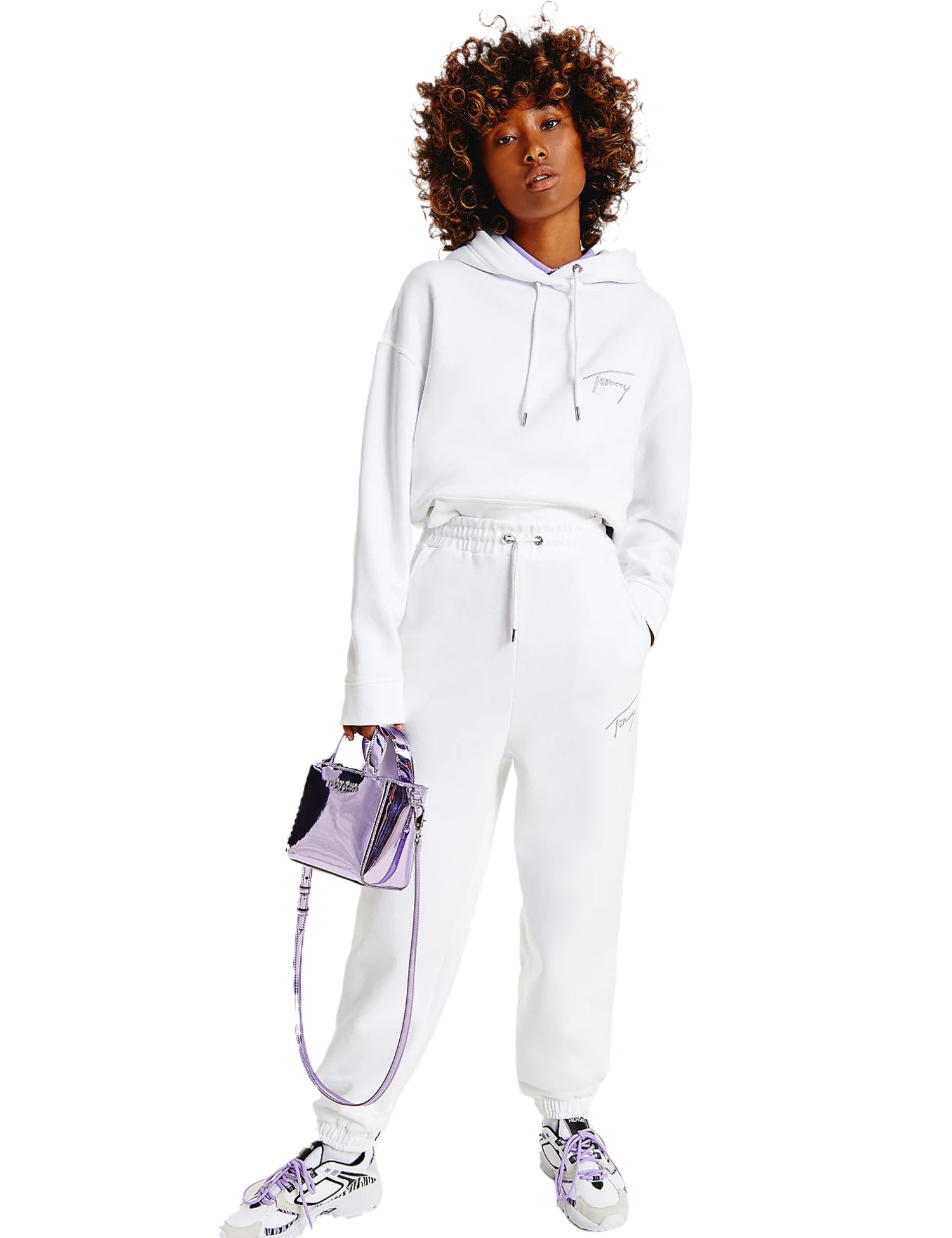 Pantaloni sportivi Bianco Tommy Jeans