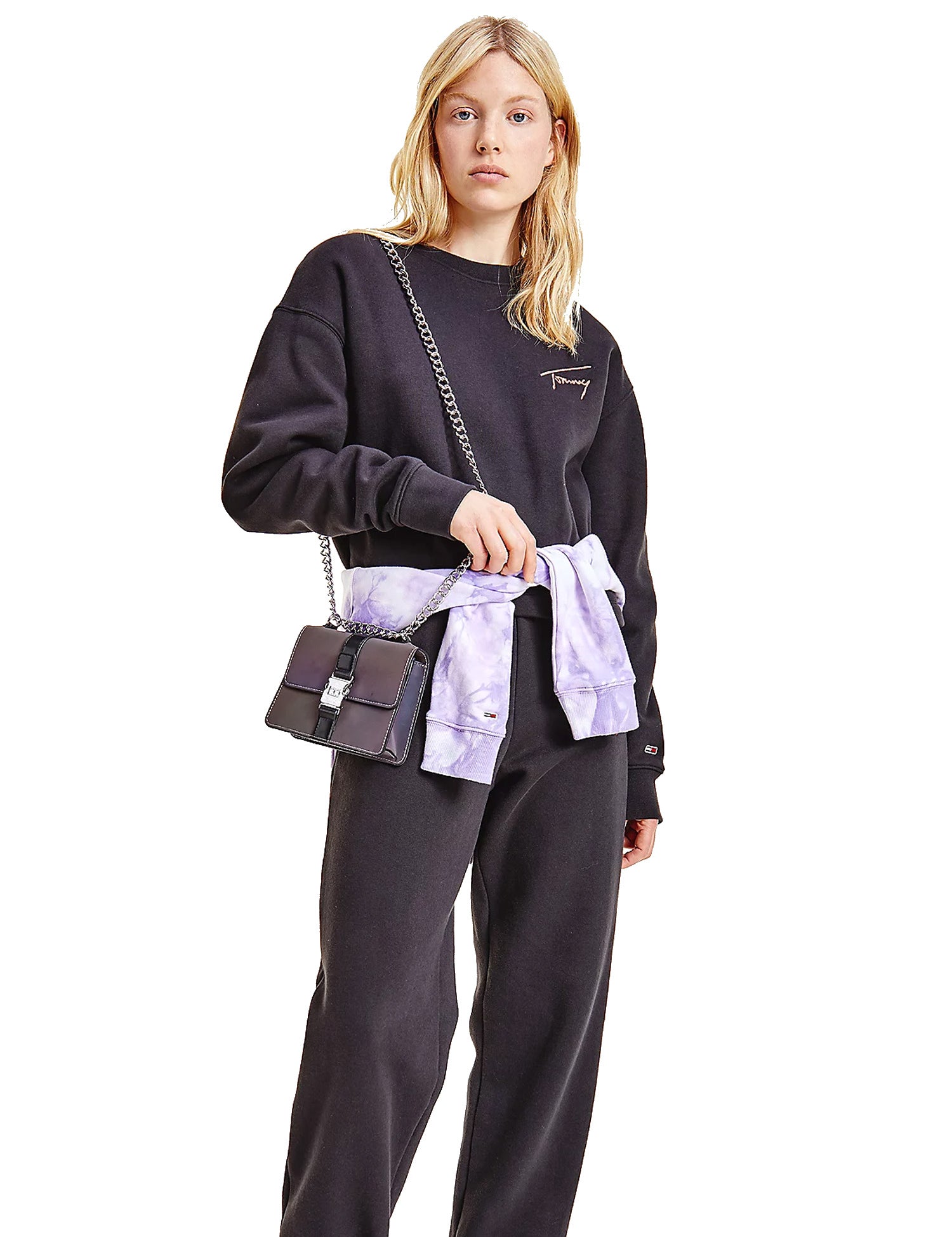 Felpe Nero Tommy Jeans