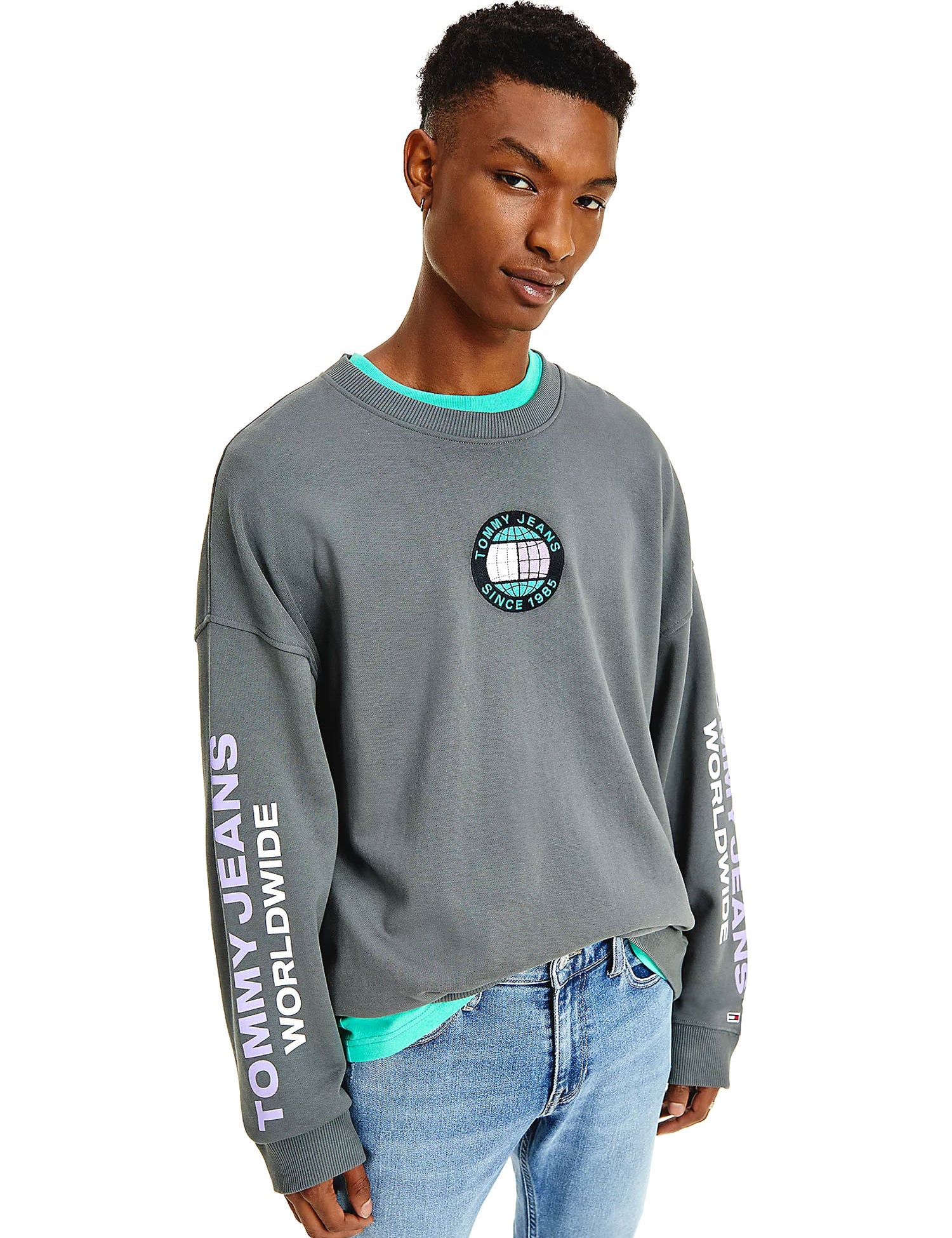 Felpe Grigio Tommy Jeans