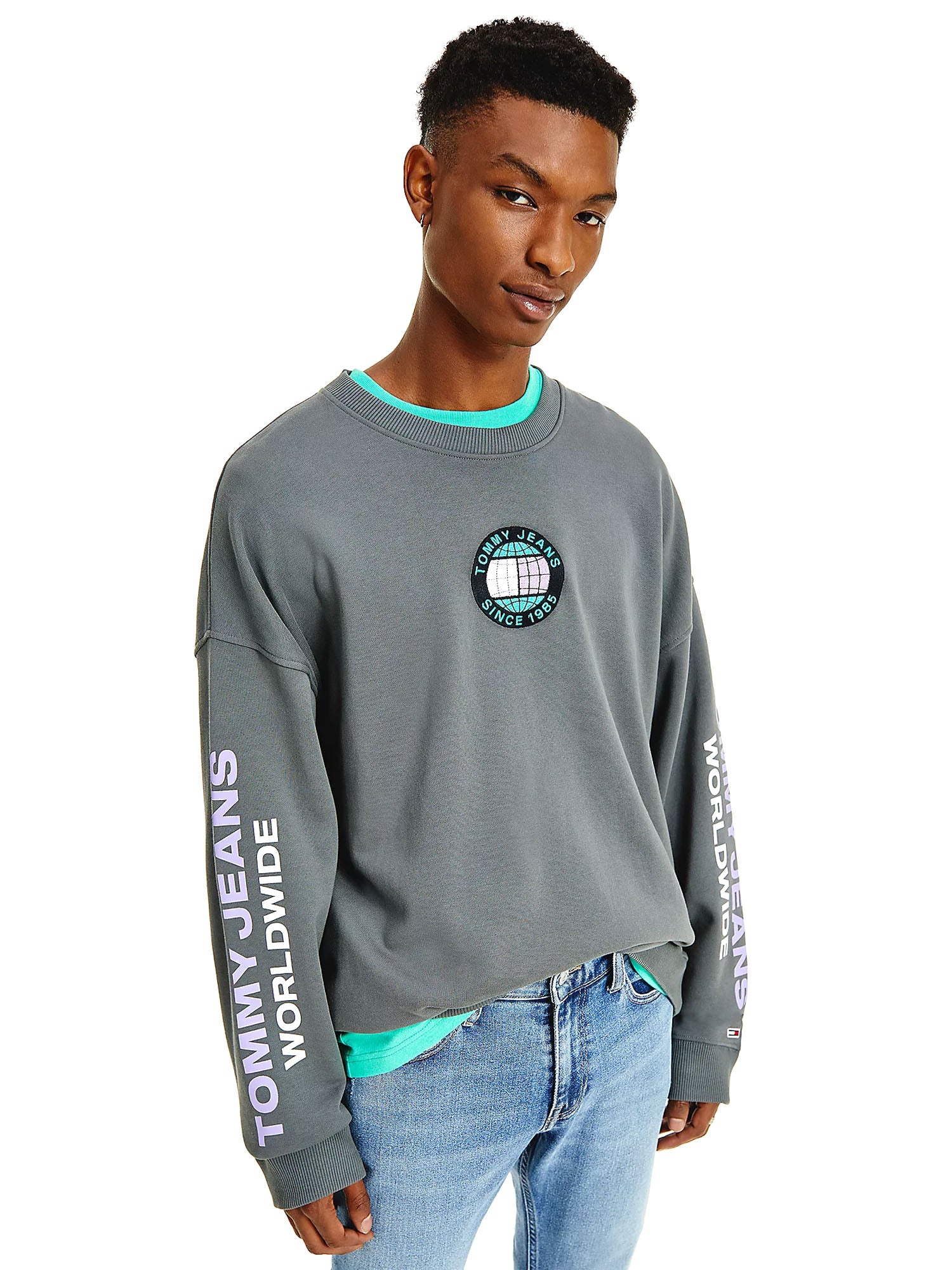 Felpe Grigio Tommy Jeans