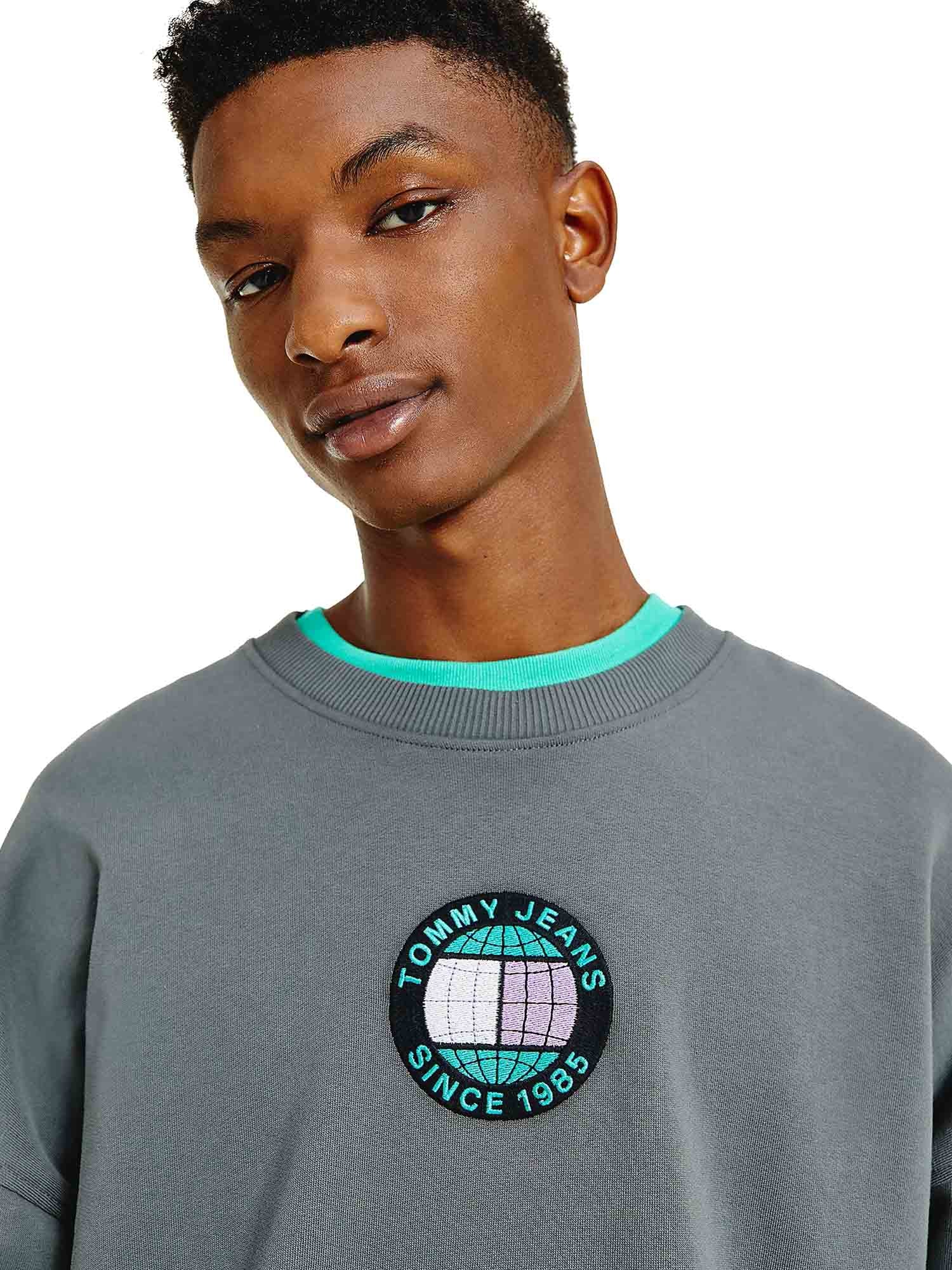 Felpe Grigio Tommy Jeans