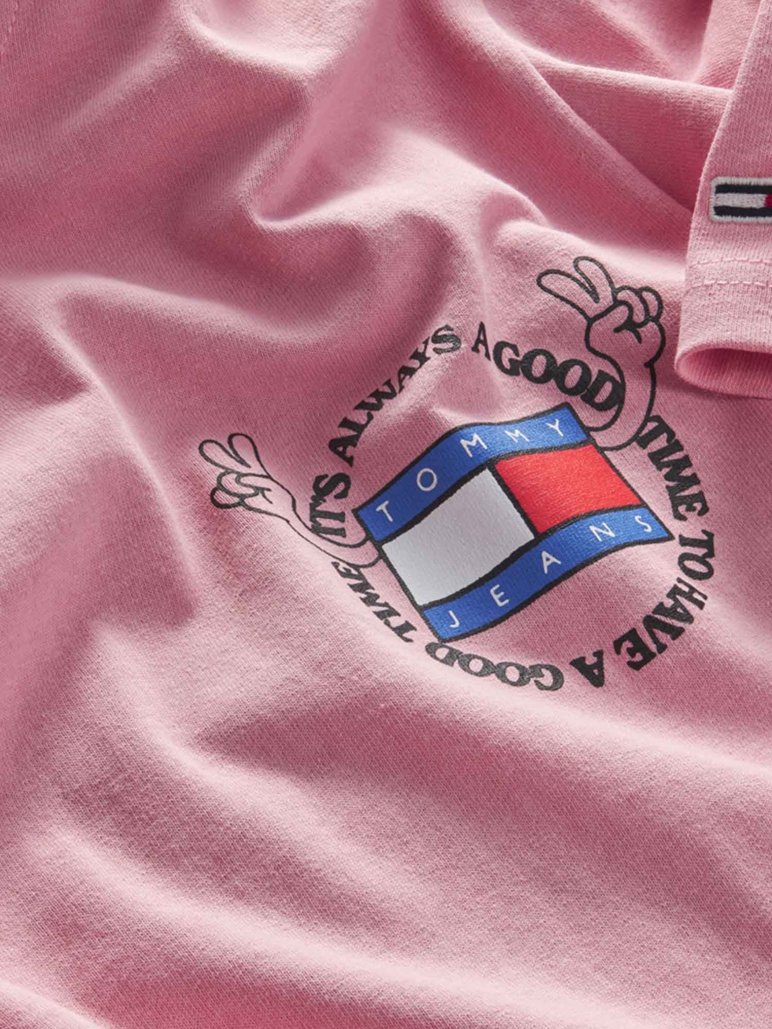 T-shirt Rosa Tommy Jeans