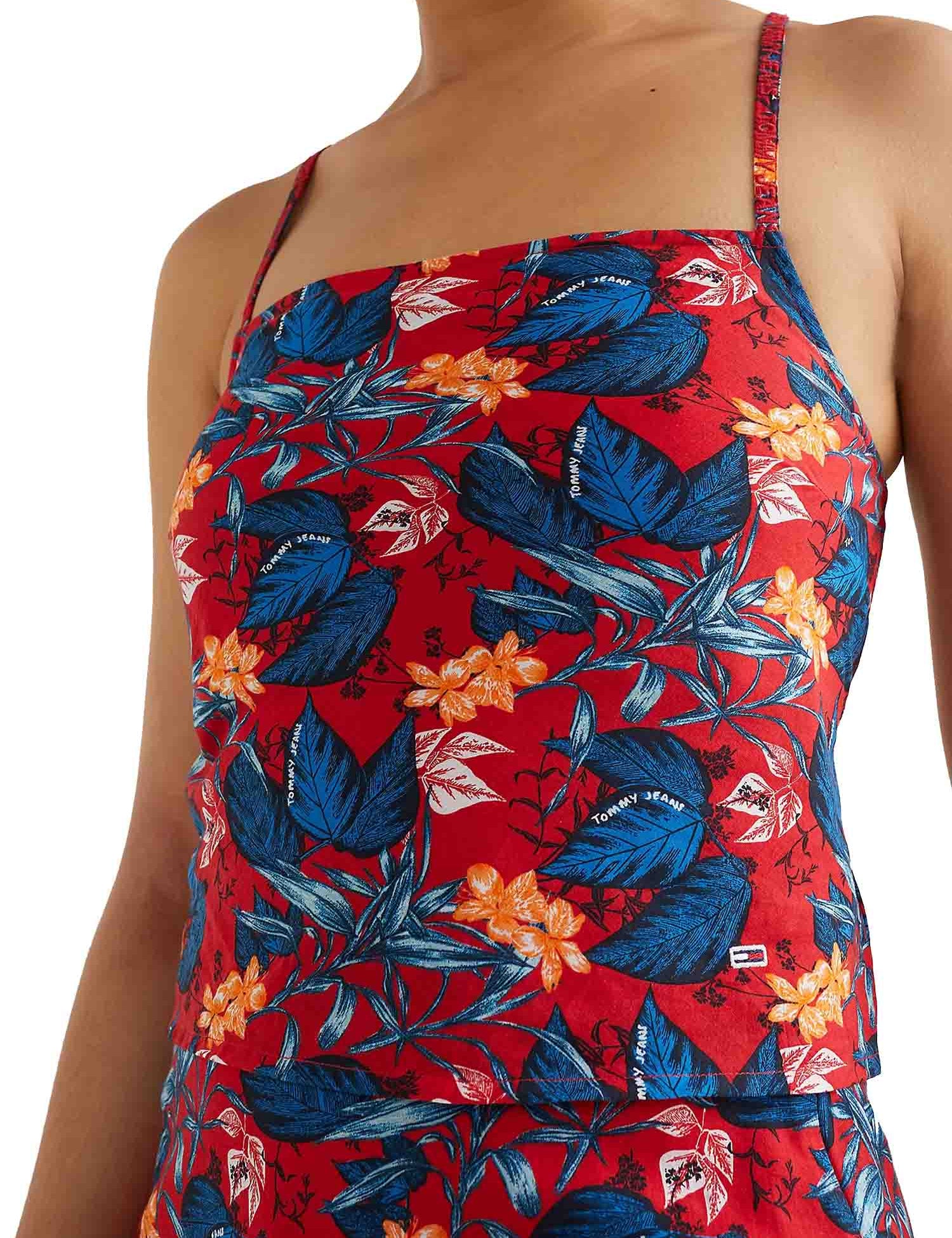 Top e canotte Rosso Tommy Jeans