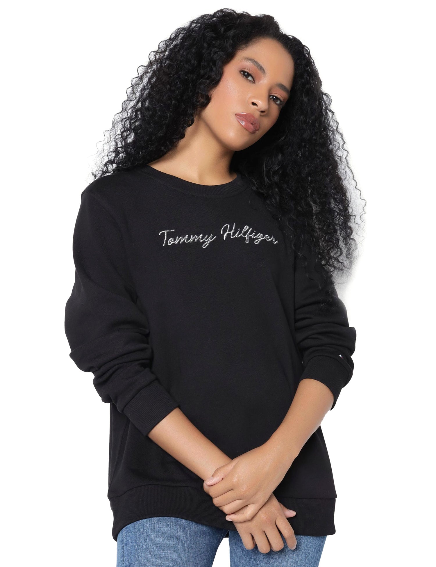 Felpe Nero Tommy Hilfiger