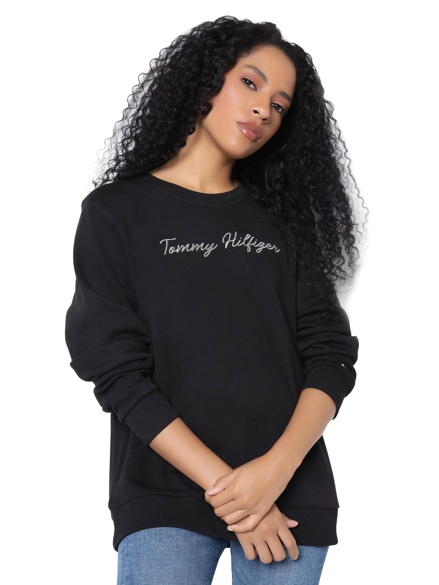 Felpe Nero Tommy Hilfiger