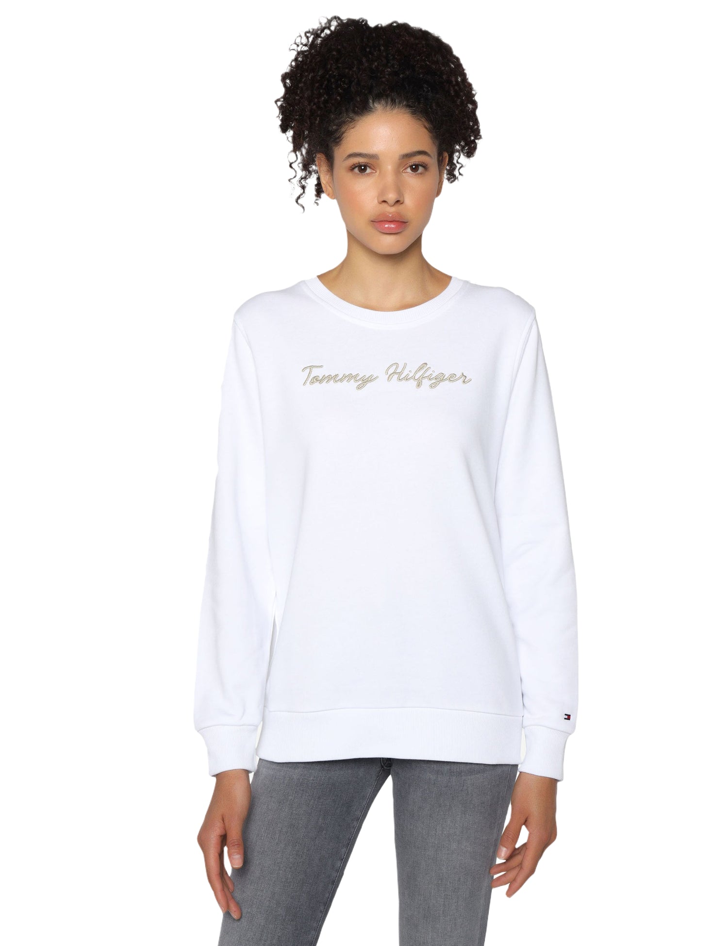 Felpe Bianco Tommy Hilfiger