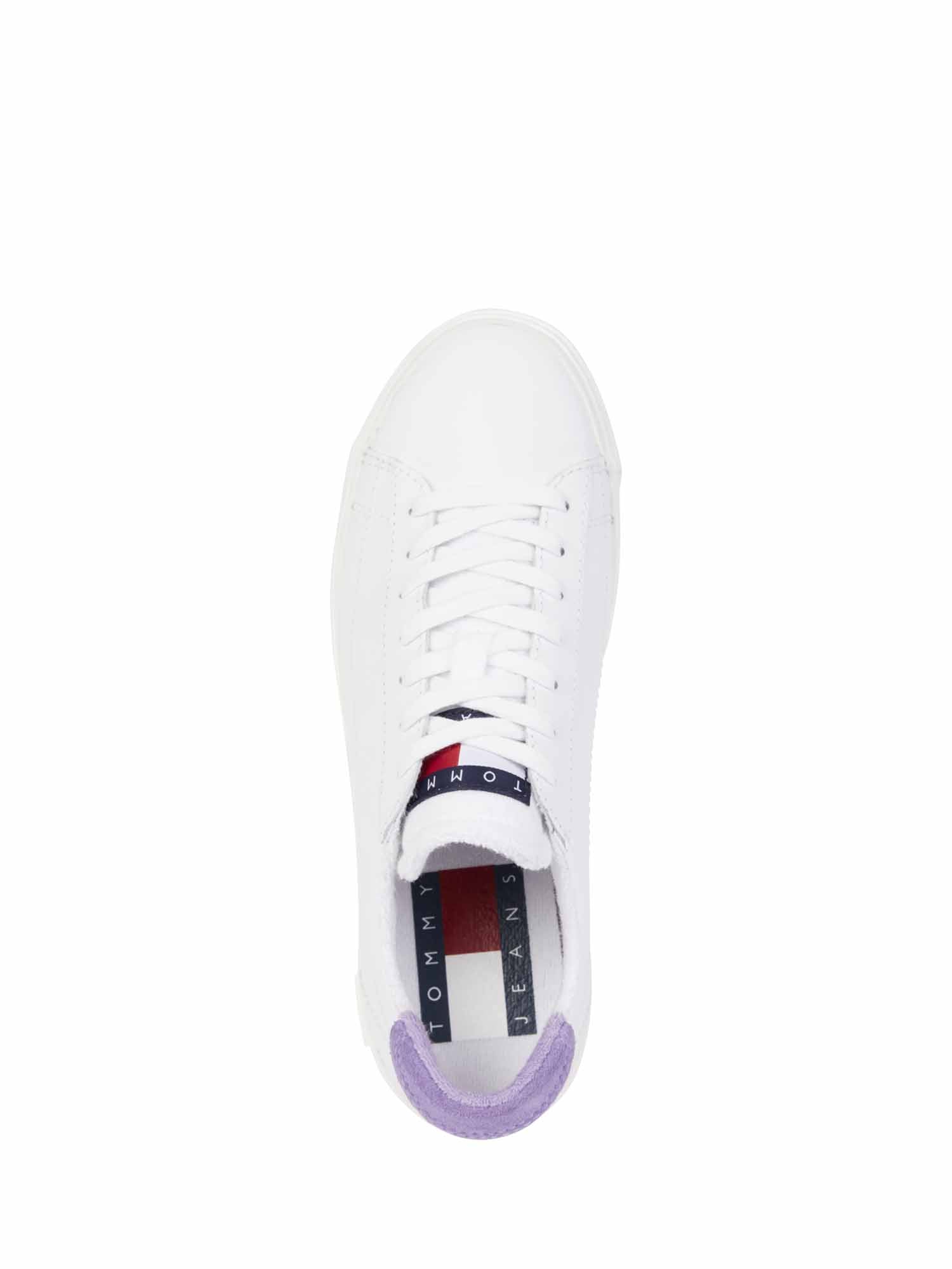 Sneakers Bianco Viola Tommy Jeans