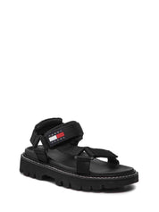 Sandali con strappi Nero Tommy Jeans