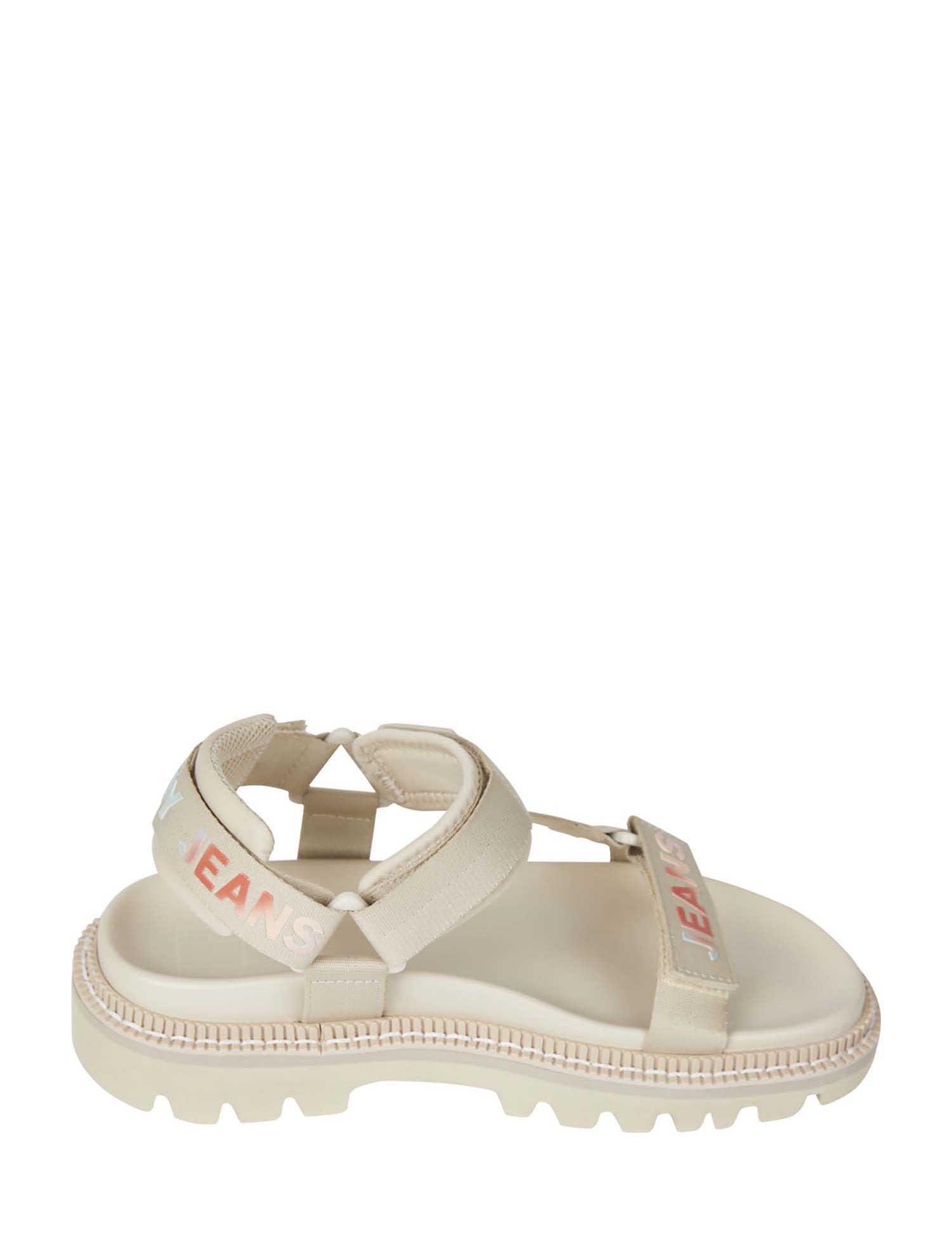 Sandali con strappi Beige Tommy Jeans