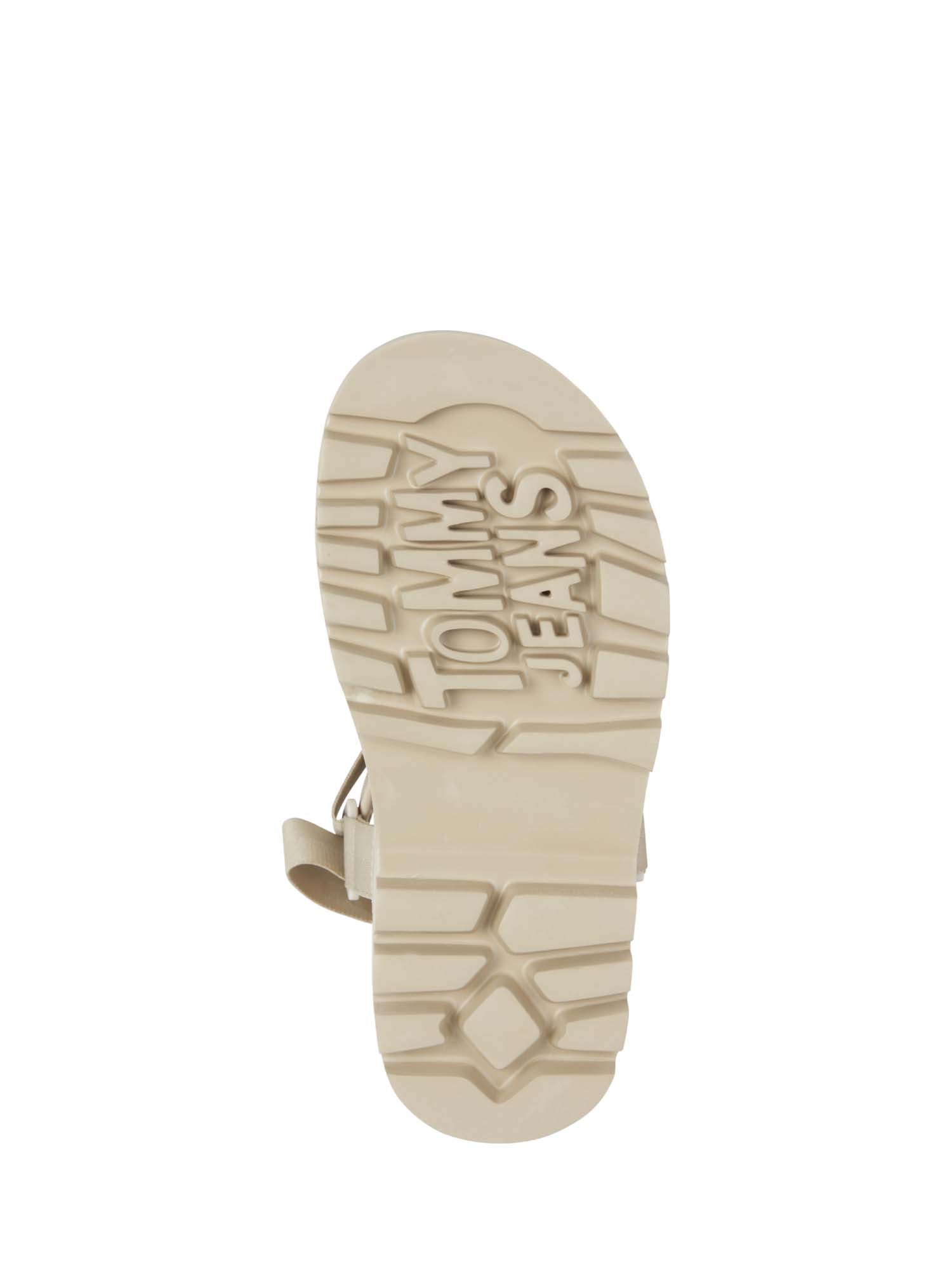Sandali con strappi Beige Tommy Jeans