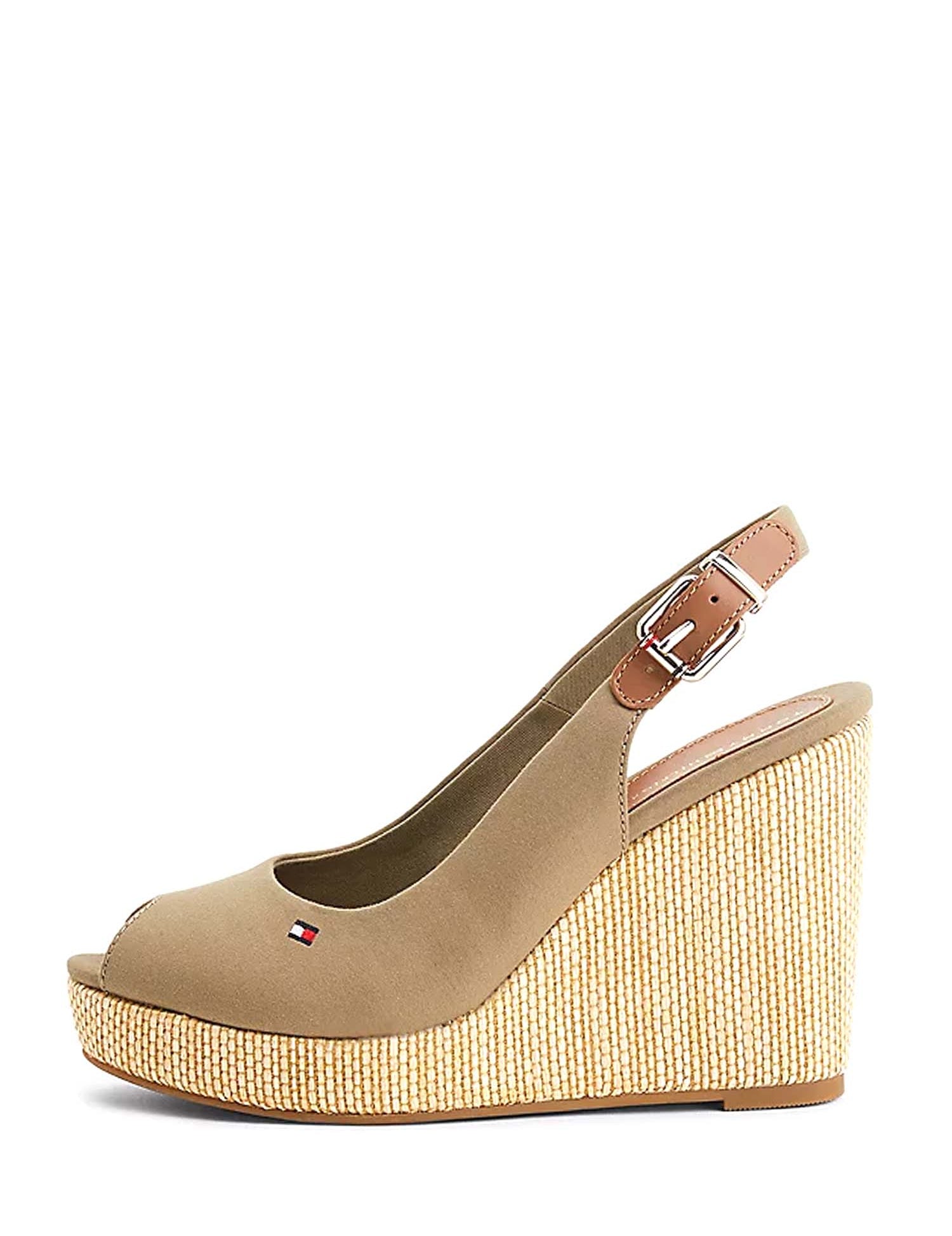 Sandali zeppa Marrone Tommy Hilfiger