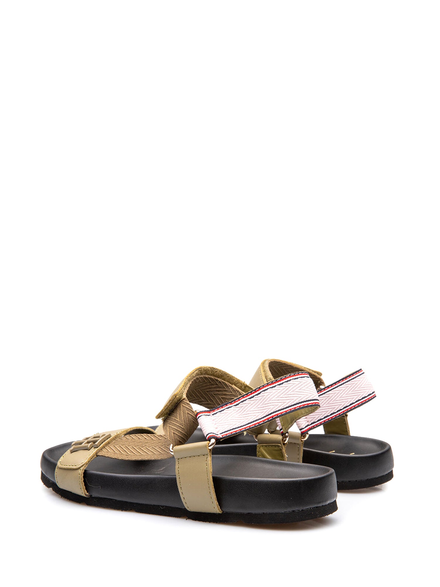 Sandali con strappi Beige Tommy Hilfiger