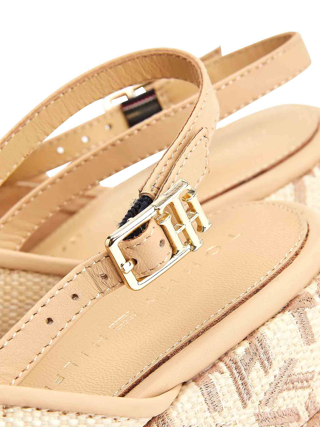 Sandali tacco Beige Tommy Hilfiger