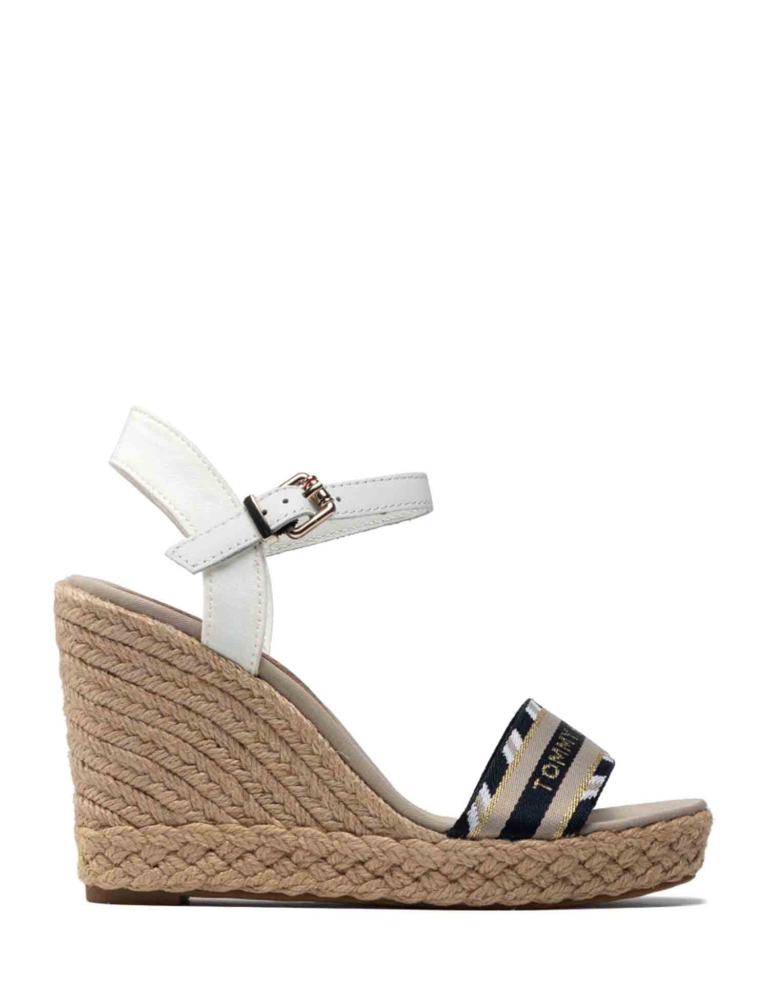Sandali zeppa Bianco Tommy Hilfiger