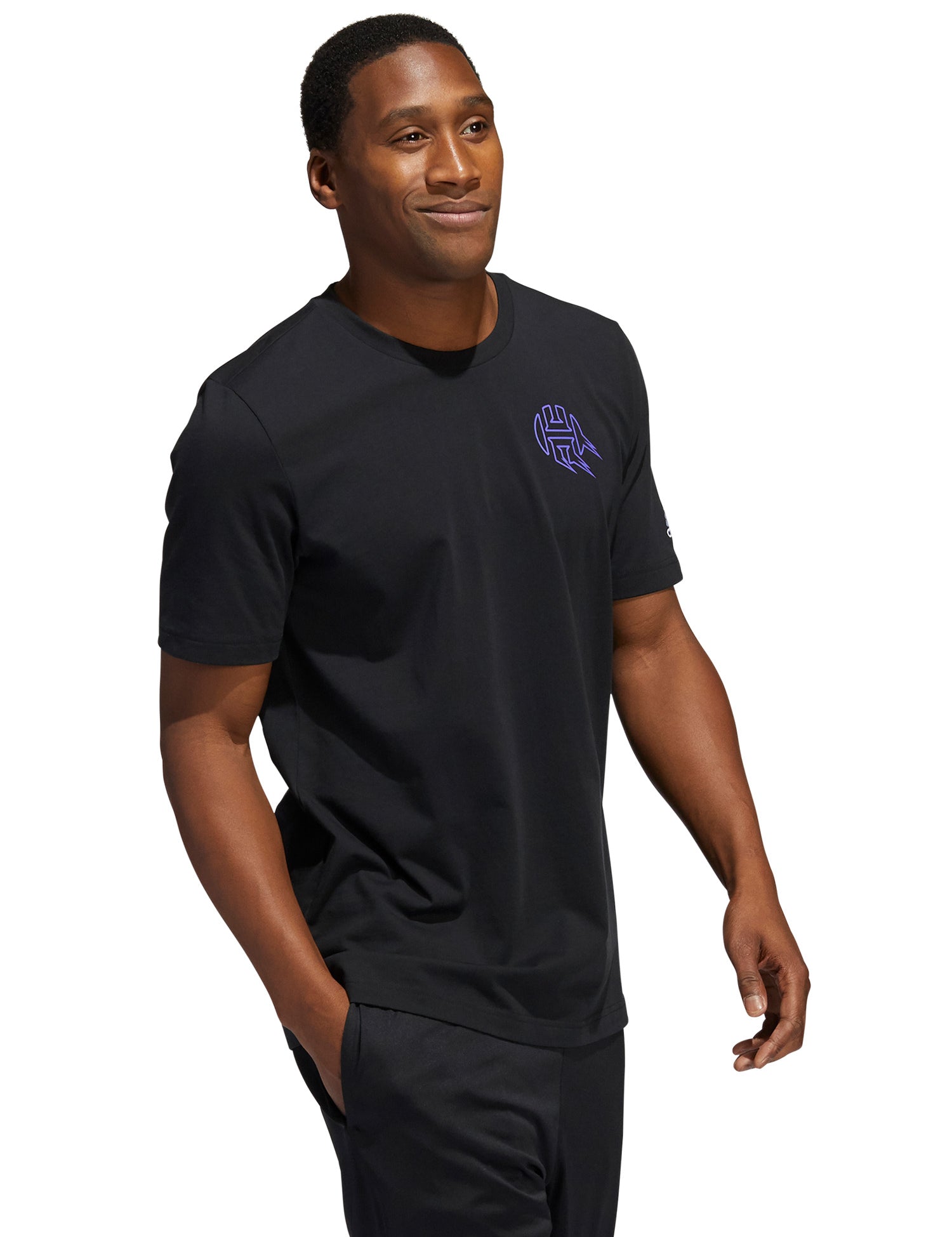 T-shirt Nero Adidas Performance