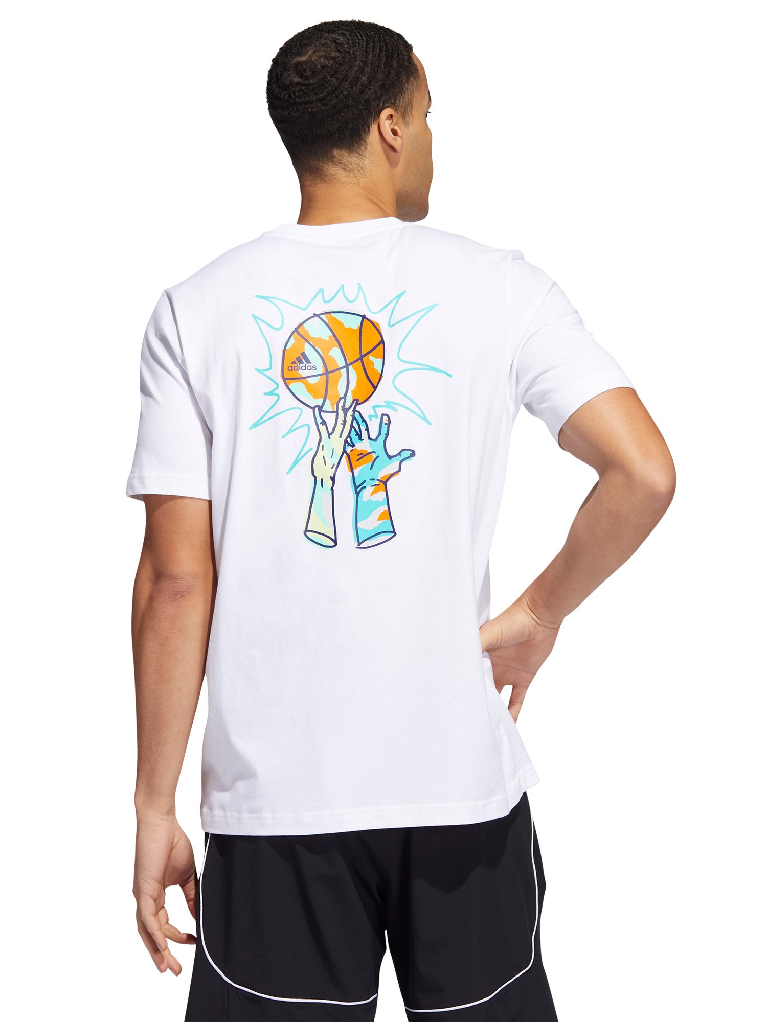 T-shirt Bianco Adidas Performance