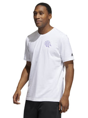 T-shirt Bianco Adidas Performance