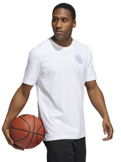 T-shirt Bianco Adidas Performance