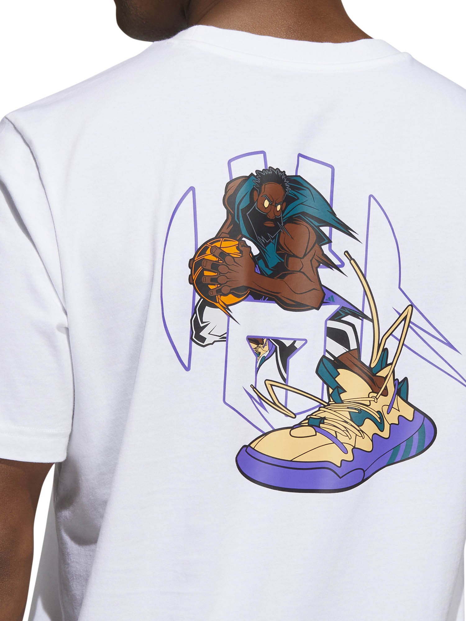 T-shirt Bianco Adidas Performance